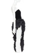 Women's Alexandre Vauthier Velvet Bodysuit Dress