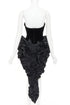 Women's Alexandre Vauthier Velvet Bodysuit Dress