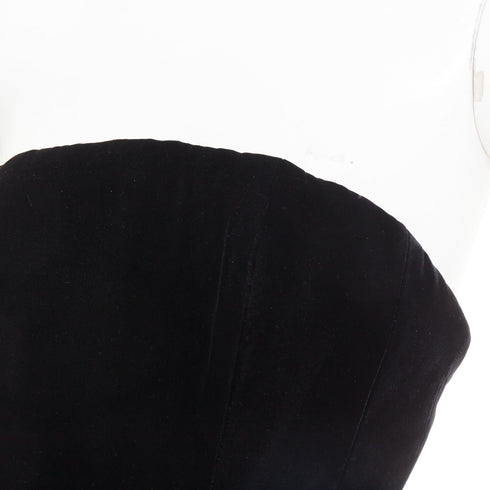 Women's Alexandre Vauthier Velvet Bodysuit Dress