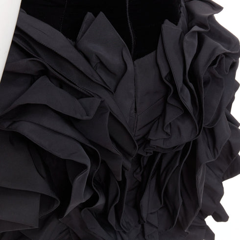 Women's Alexandre Vauthier Velvet Bodysuit Dress