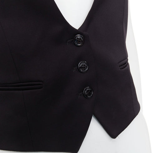 Women's Alexandre Vauthier Silky Slit Vest