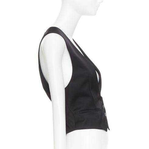 Women's Alexandre Vauthier Silky Slit Vest