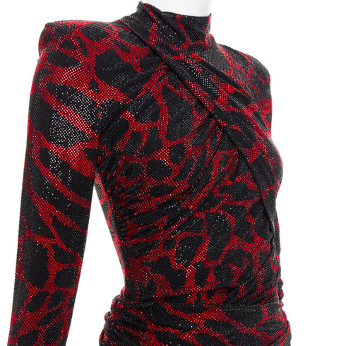Women's Alexandre Vauthier Crystal Mini Dress