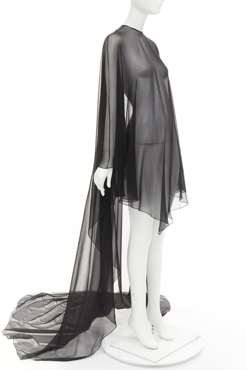 Women's Alexandre Vauthier Sheer Asymmetric Kaftan