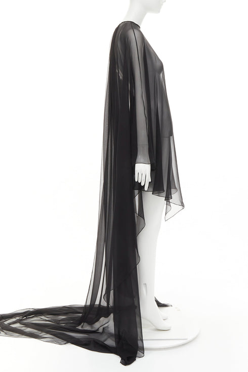 Women's Alexandre Vauthier Sheer Asymmetric Kaftan