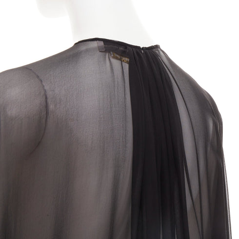 Women's Alexandre Vauthier Sheer Asymmetric Kaftan