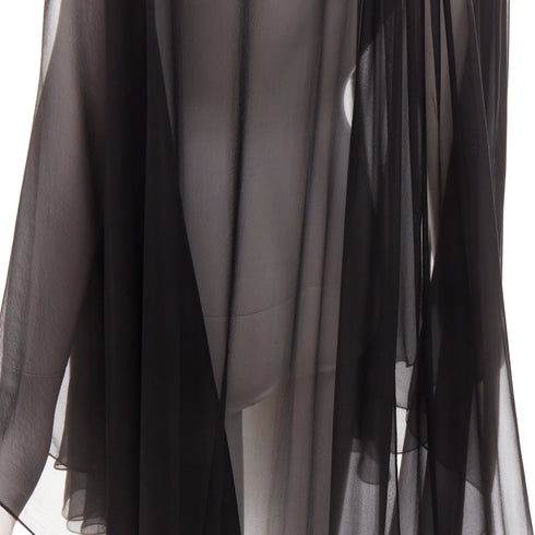 Women's Alexandre Vauthier Sheer Asymmetric Kaftan