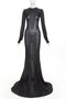 Women's Alexandre Vauthier Sheer Crystal Gown