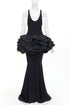 Women's Alexandre Vauthier Ruffle Peplum Gown