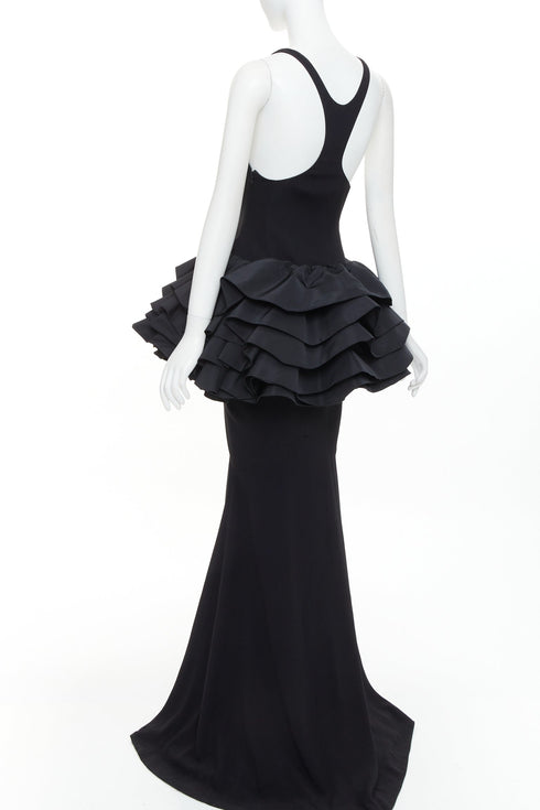 Women's Alexandre Vauthier Ruffle Peplum Gown