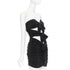 Women's Alexandre Vauthier Crystal Cut Out Mini Dress
