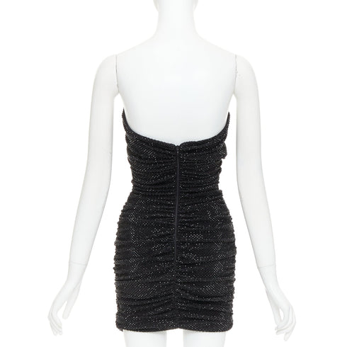 Women's Alexandre Vauthier Crystal Cut Out Mini Dress
