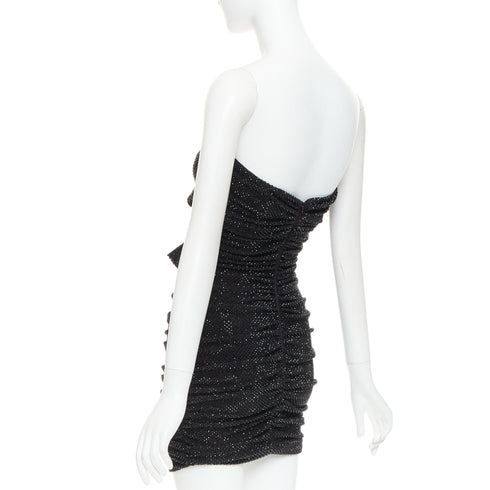 Women's Alexandre Vauthier Crystal Cut Out Mini Dress
