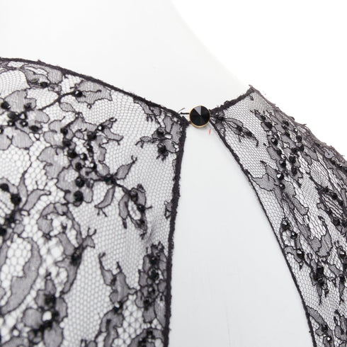 Women's Alexandre Vauthier Crystal Lace Dress