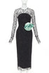 Women's Alexandre Vauthier Crystal Lace Dress