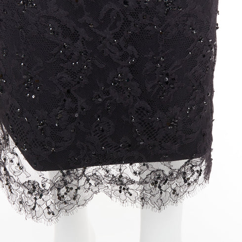 Women's Alexandre Vauthier Crystal Lace Dress