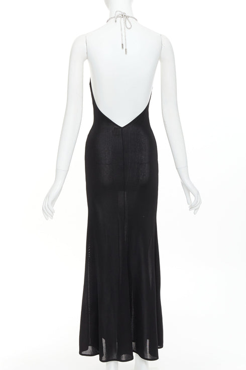 Women's Alexandre Vauthier Crystal Halter Dress