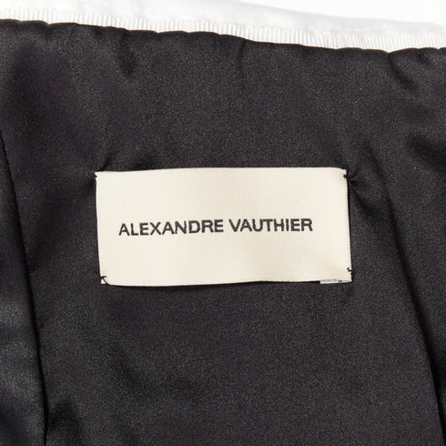 Women's Alexandre Vauthier Satin Bow Pouf Dress