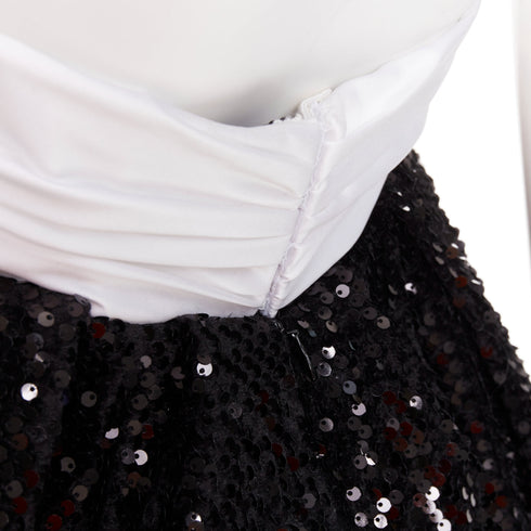 Women's Alexandre Vauthier Satin Bow Pouf Dress