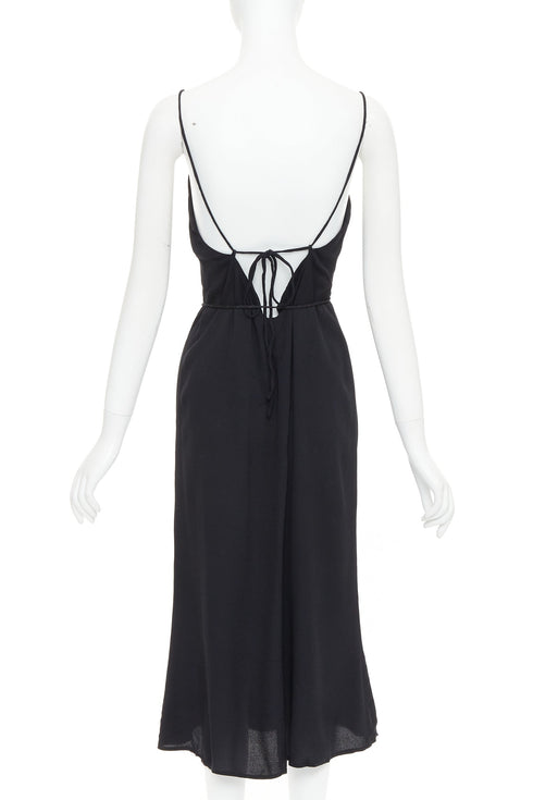 Women's Reformation Tie Waist Open Back Dress