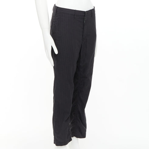Men's Comme Des Garcons Wooly Pinstripe Pants