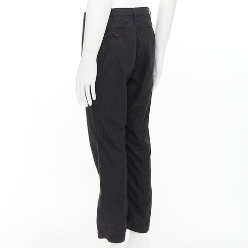Men's Comme Des Garcons Wooly Pinstripe Pants