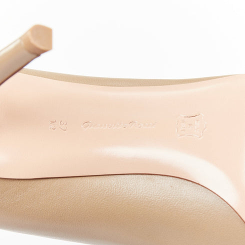 Women's Gianvito Rossi Leather Pointy Pumps