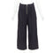 Women's Reformation Navy Pinstripe Wide Pants