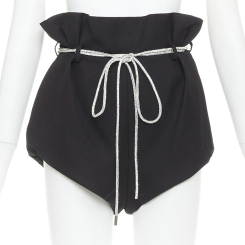Women's Alexandre Vauthier Crystal Belt Shorts