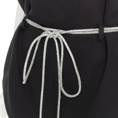 Women's Alexandre Vauthier Crystal Belt Shorts