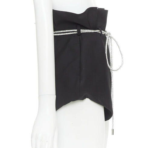 Women's Alexandre Vauthier Crystal Belt Shorts