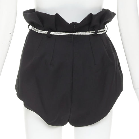 Women's Alexandre Vauthier Crystal Belt Shorts