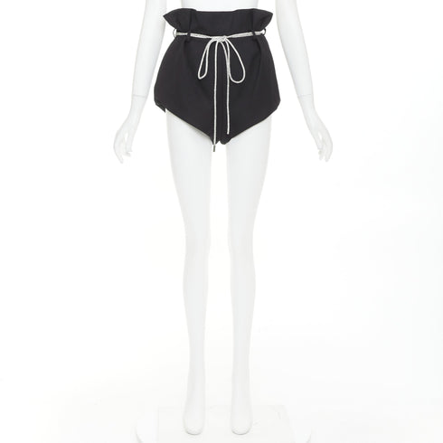 Women's Alexandre Vauthier Crystal Belt Shorts