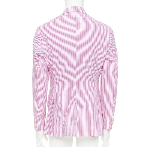 Men's Etro Cotton Stripes Darted Blazer