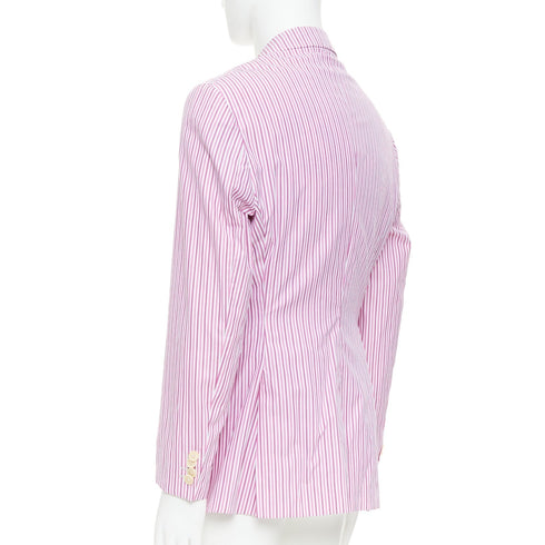 Men's Etro Cotton Stripes Darted Blazer