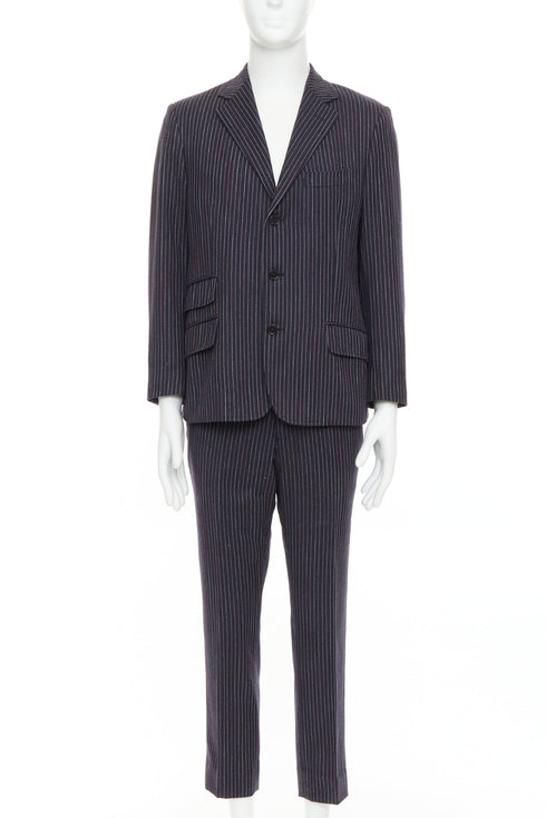 Men's Etro Wool Cashmere Blazer Pants Set