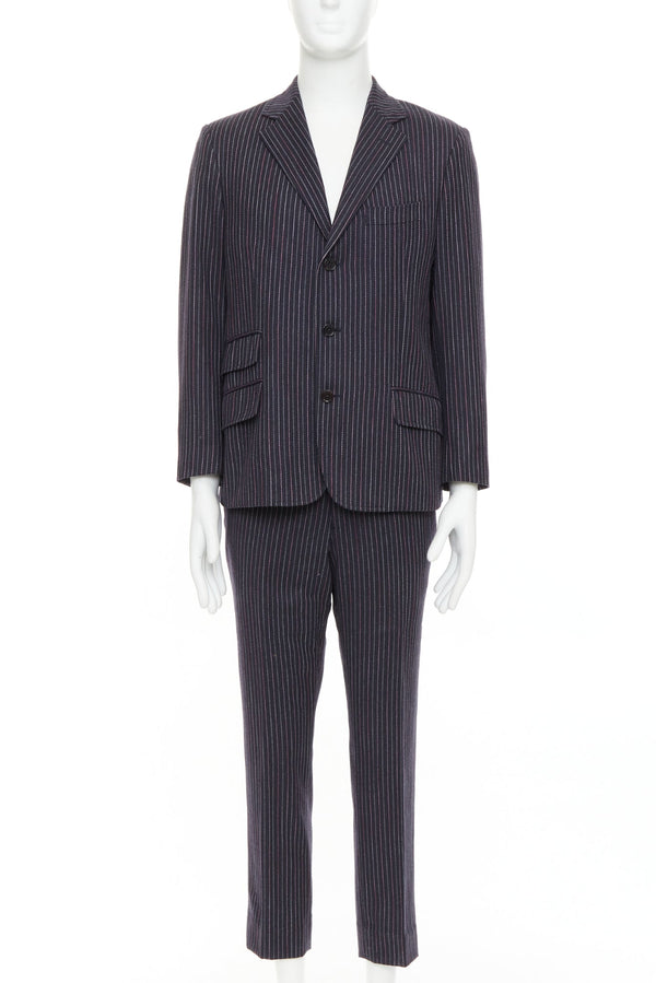 Men's Etro Wool Cashmere Blazer Pants Set