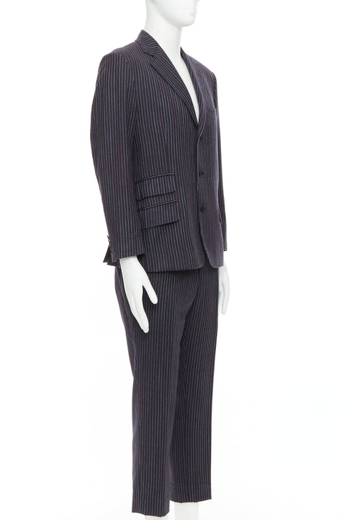 Men's Etro Wool Cashmere Blazer Pants Set