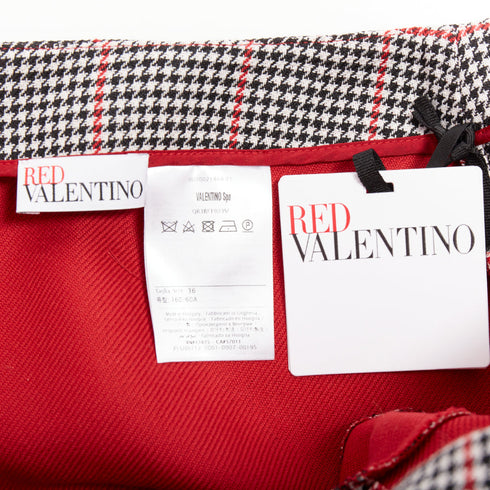 Women's Red Valentino Houndstooth Print Skort
