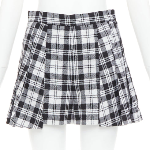Women's Red Valentino Virgin Wool Checked Skort