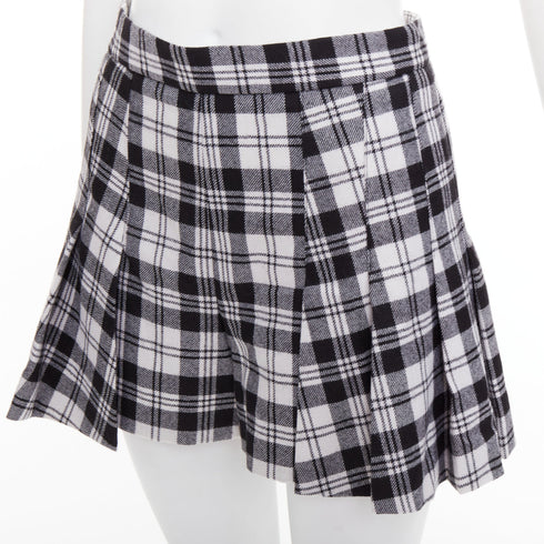 Women's Red Valentino Virgin Wool Checked Skort