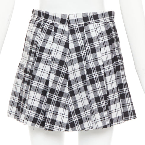 Women's Red Valentino Virgin Wool Checked Skort