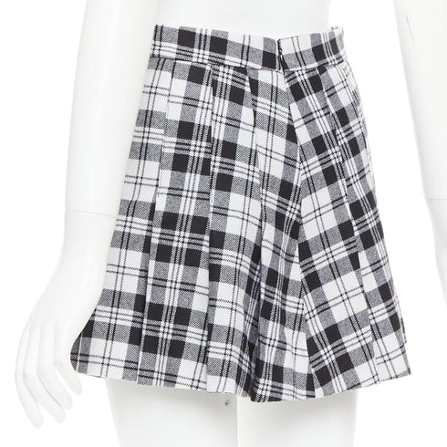 Women's Red Valentino Virgin Wool Checked Skort