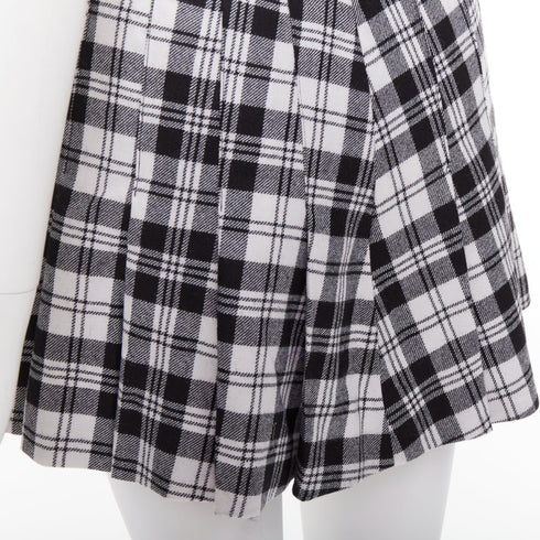 Women's Red Valentino Virgin Wool Checked Skort