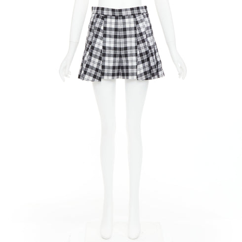 Women's Red Valentino Virgin Wool Checked Skort
