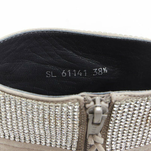 Women's Stuart Weitzman Suede Crystal Booties