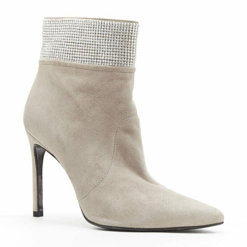 Women's Stuart Weitzman Suede Crystal Booties