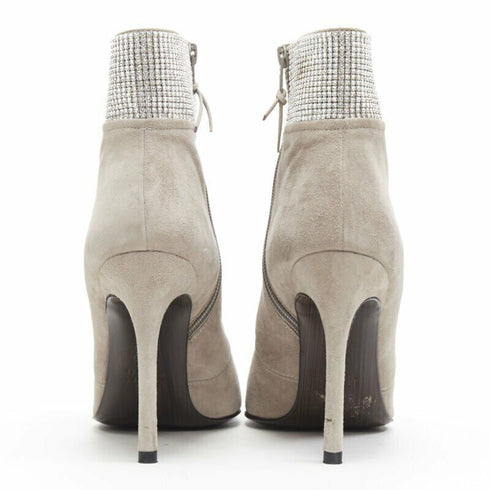 Women's Stuart Weitzman Suede Crystal Booties