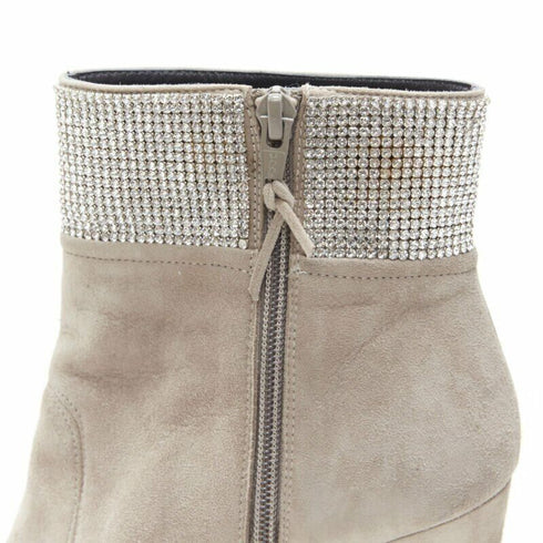 Women's Stuart Weitzman Suede Crystal Booties