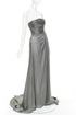 Women's Alexandre Vauthier Strapless High Slit Gown